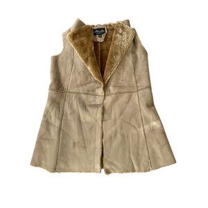 Parkhurst Vest Faux Suede Fur Outdoor Edition Beige Medium